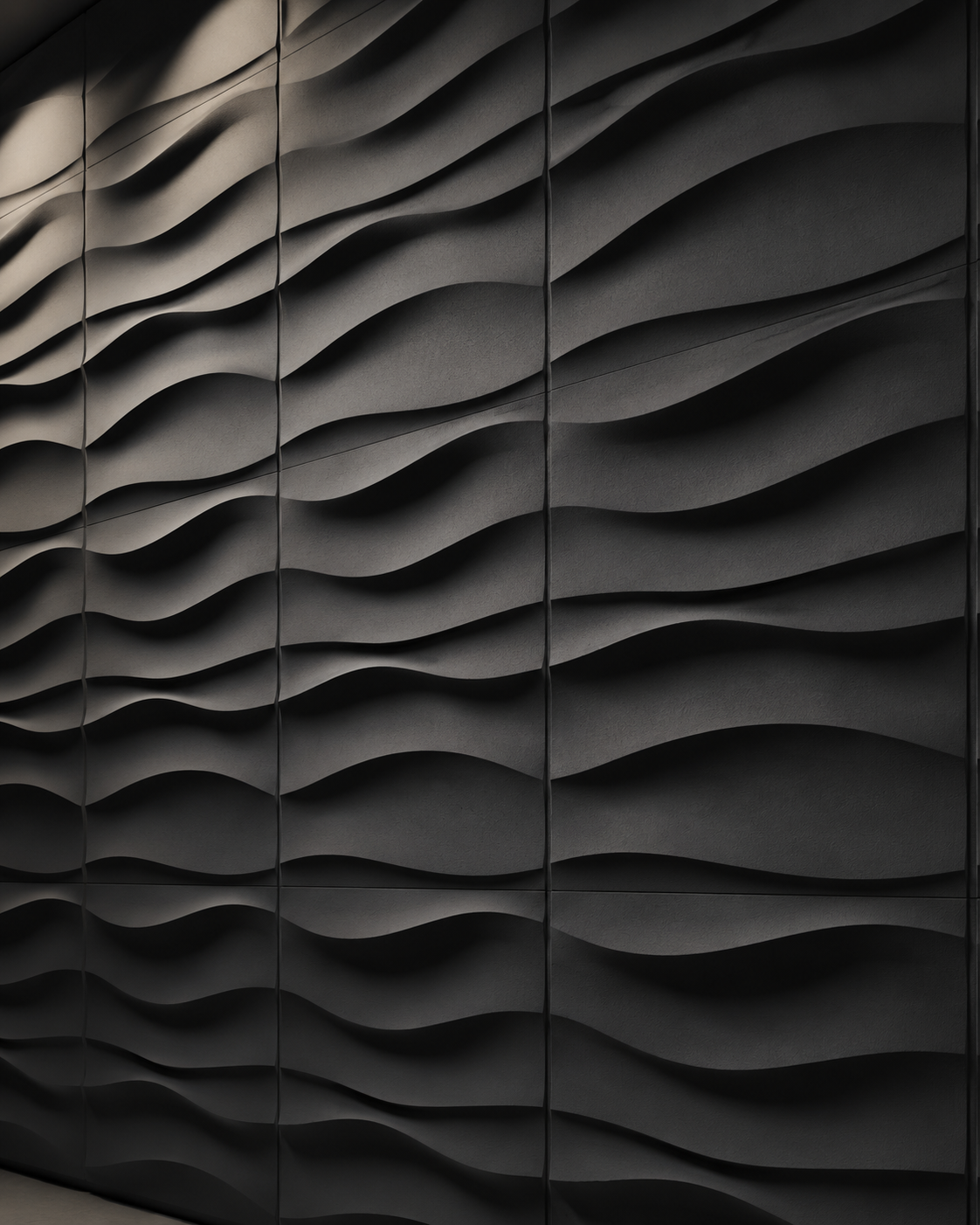 3D Dalgalı Akustik Panel